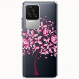 Cover Poco F4 Albero Rosa