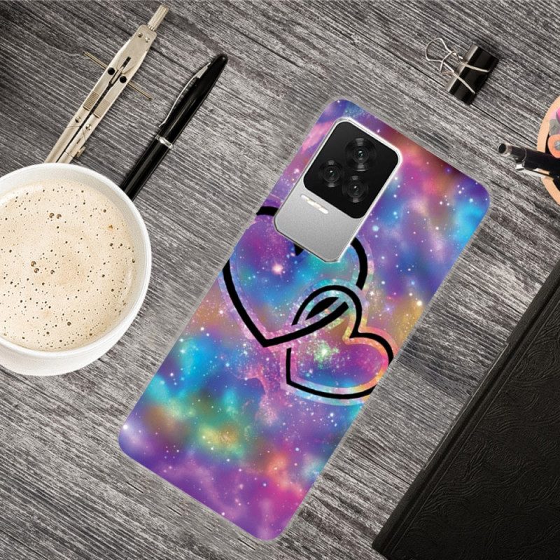 Cover Poco F4 Cuori In Silicone