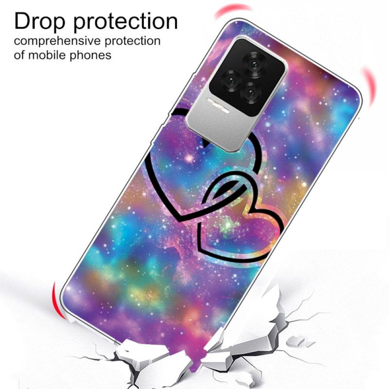 Cover Poco F4 Cuori In Silicone