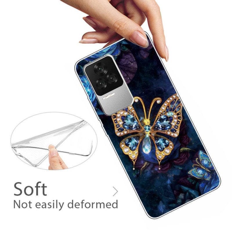 Cover Poco F4 Farfalla In Silicone