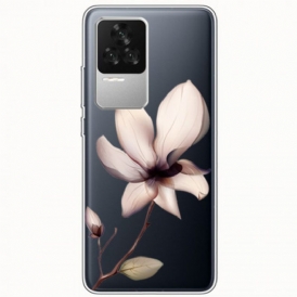 Cover Poco F4 Fiore Rosa Senza Soluzione Di Continuità