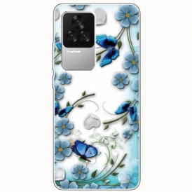Cover Poco F4 Fiori E Farfalle