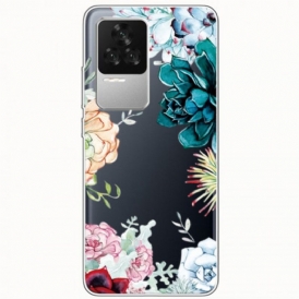 Cover Poco F4 Fiori Senza Soluzione Di Continuità
