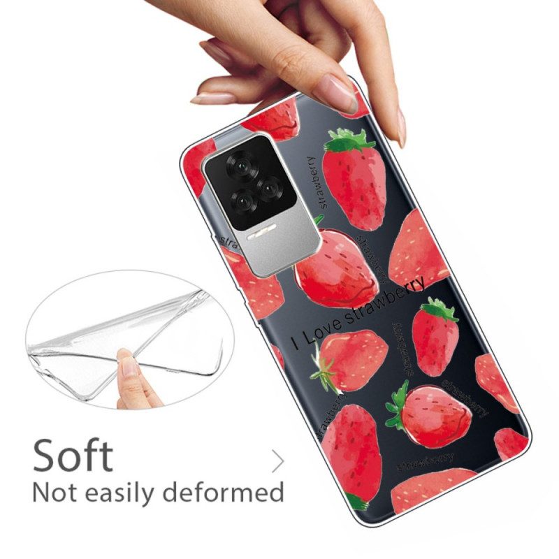 Cover Poco F4 Fragole