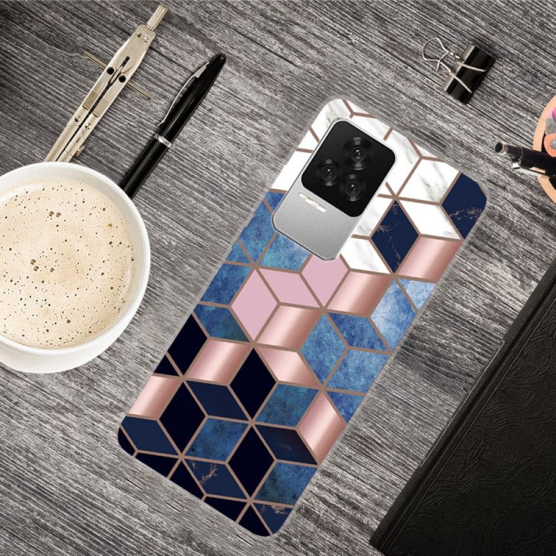 Cover Poco F4 Marmo Stilizzato