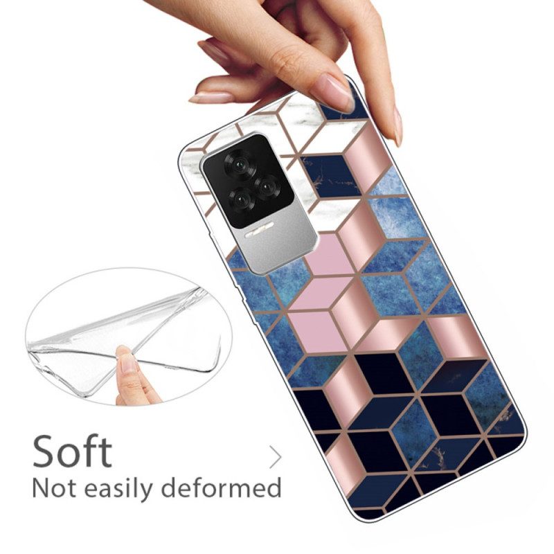 Cover Poco F4 Marmo Stilizzato