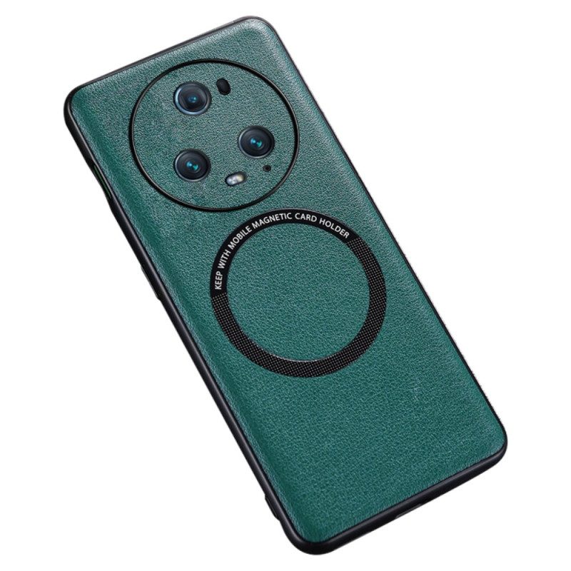 Cover Honor Magic 5 Pro Similpelle Compatibile Con Magsafe