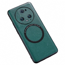 Cover Honor Magic 5 Pro Similpelle Compatibile Con Magsafe
