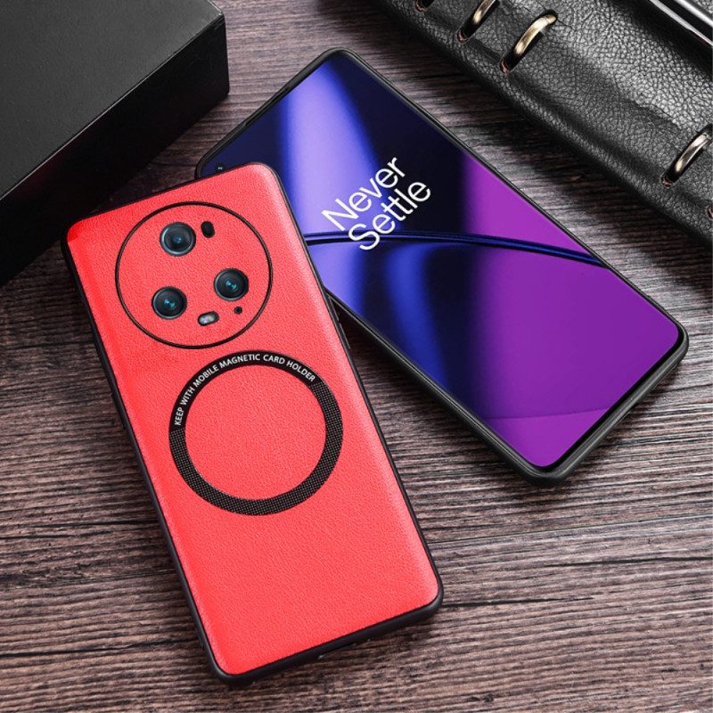 Cover Honor Magic 5 Pro Similpelle Compatibile Con Magsafe