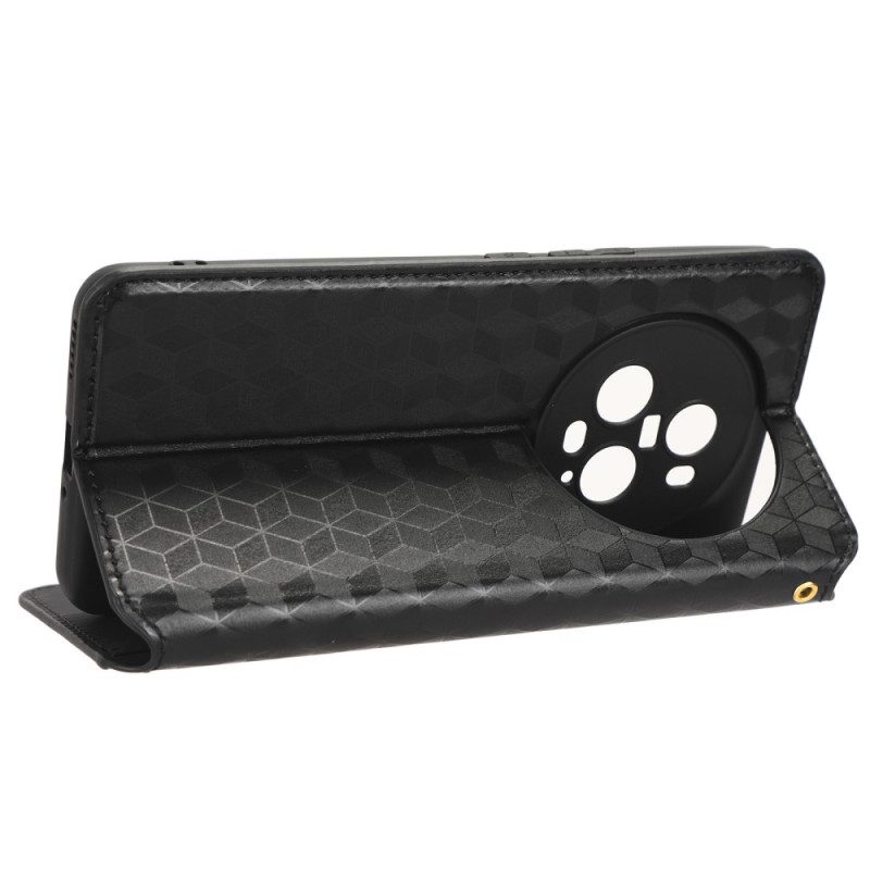 Folio Cover Honor Magic 5 Pro Custodia in pelle Modello 3d