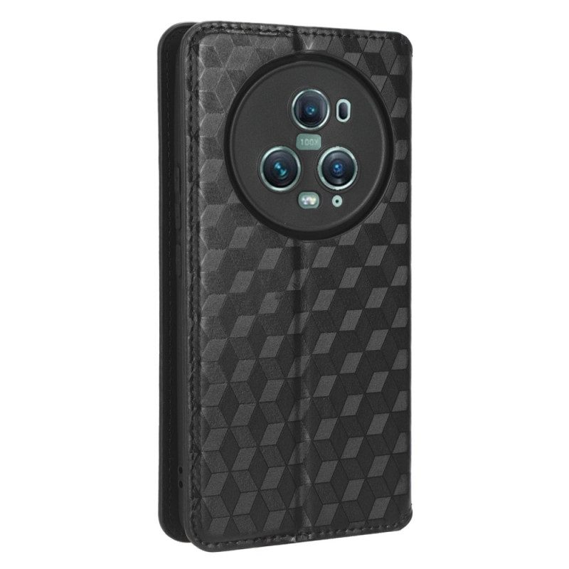 Folio Cover Honor Magic 5 Pro Custodia in pelle Modello 3d