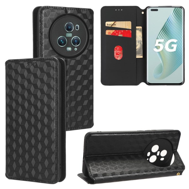 Folio Cover Honor Magic 5 Pro Custodia in pelle Modello 3d