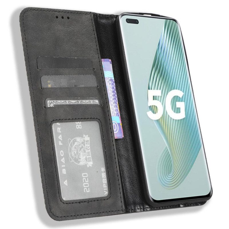 Folio Cover Honor Magic 5 Pro Custodia in pelle Stilizzato