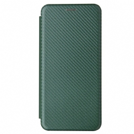 Folio Cover Honor 10X Lite Custodia in pelle Fibra Di Carbonio