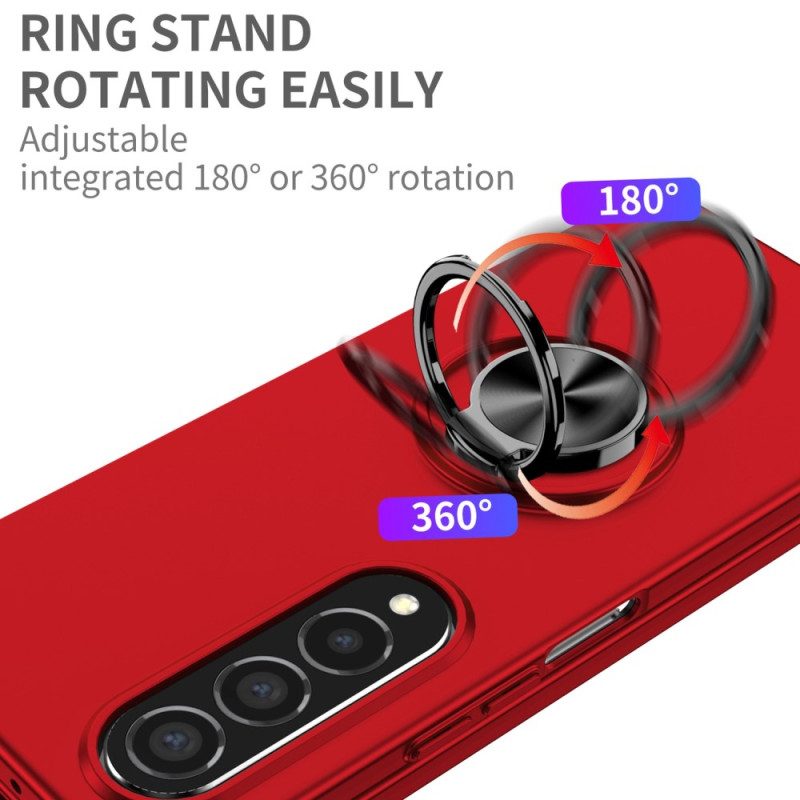 Cover Samsung Galaxy Z Fold 4 Anello Di Colore Di Base