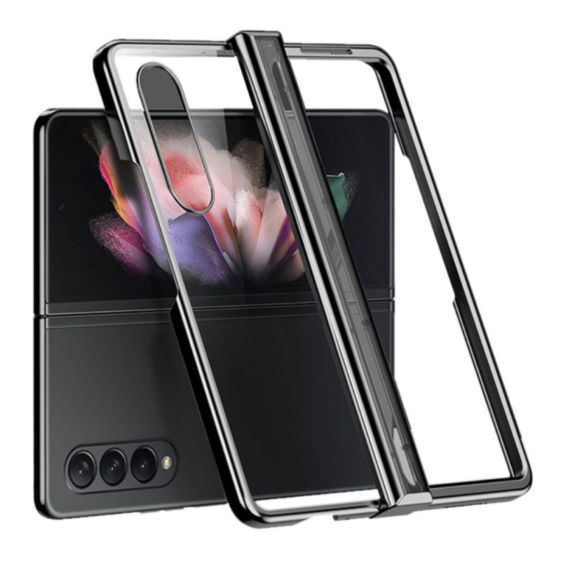 Cover Samsung Galaxy Z Fold 4 Cerniera Metallica Trasparente