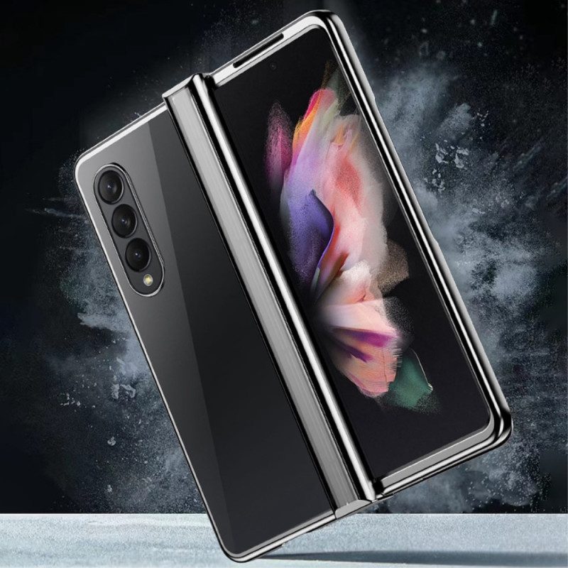 Cover Samsung Galaxy Z Fold 4 Cerniera Metallica Trasparente