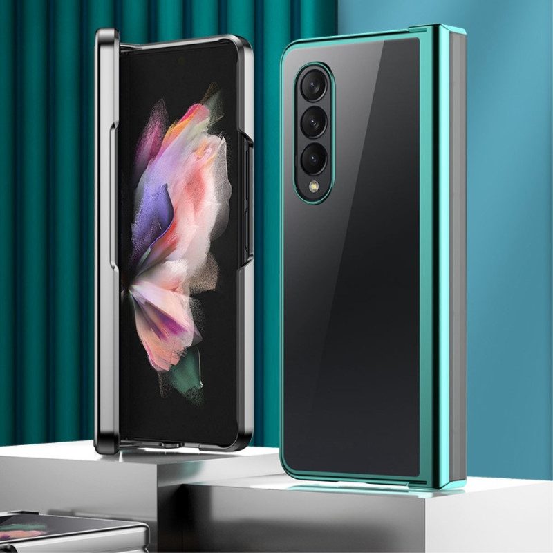 Cover Samsung Galaxy Z Fold 4 Cerniera Metallica Trasparente