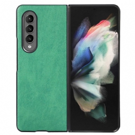 Cover Samsung Galaxy Z Fold 4 Ecopelle Bicolore Testurizzata