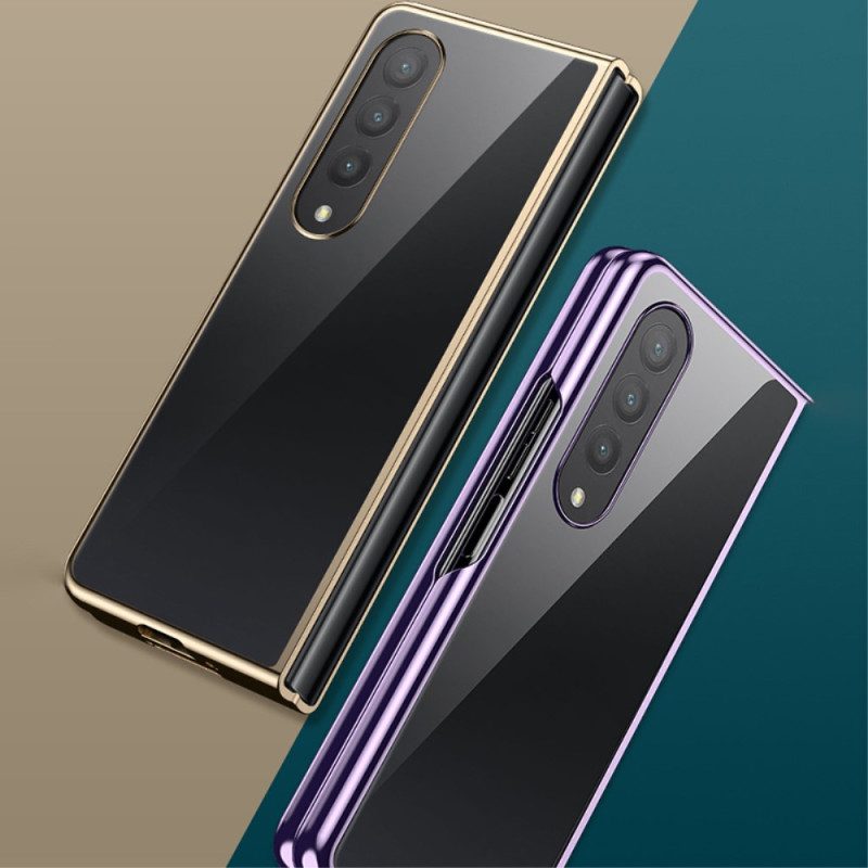 Cover Samsung Galaxy Z Fold 4 Metallico Trasparente