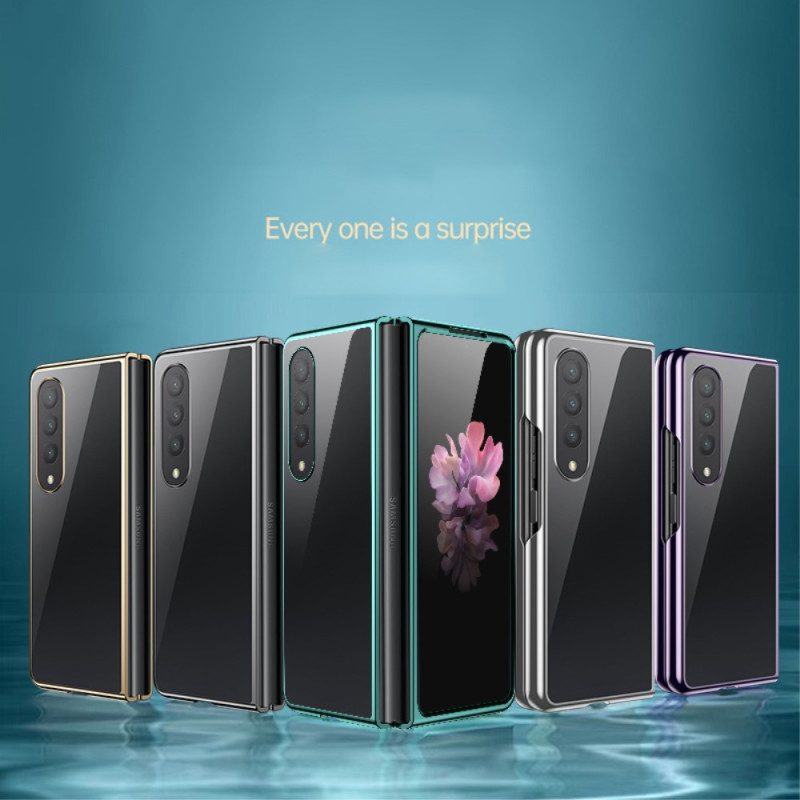 Cover Samsung Galaxy Z Fold 4 Metallico Trasparente