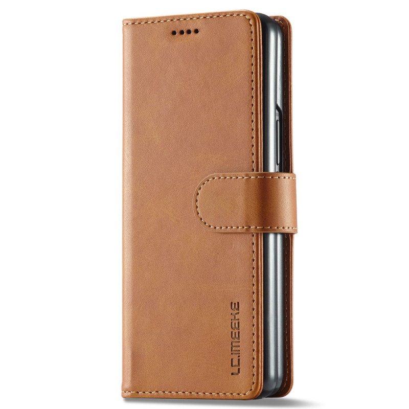 Custodia A Portafoglio Samsung Galaxy Z Fold 4 Lc. Imeeke Ecopelle Classica