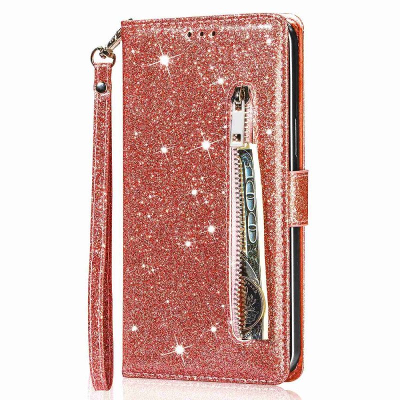 Custodia in pelle Samsung Galaxy Z Fold 4 Cordino Stelle