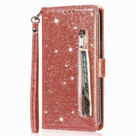 Custodia in pelle Samsung Galaxy Z Fold 4 Cordino Stelle