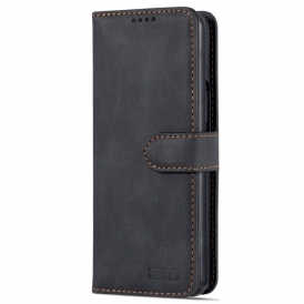 Custodia in pelle Samsung Galaxy Z Fold 4 Portafoglio Portafoglio Cucito Azns