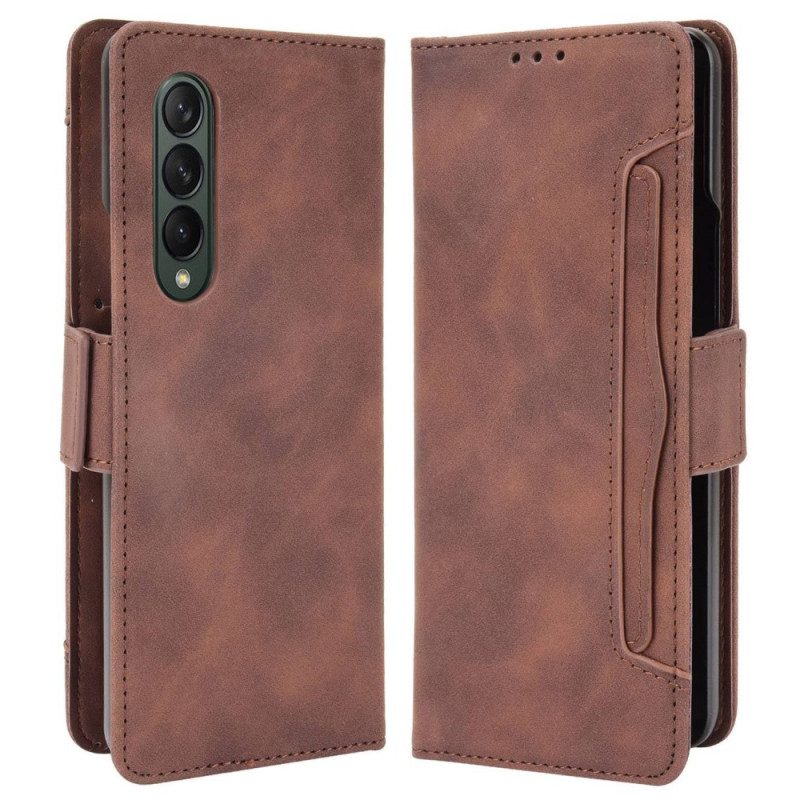 Custodia in pelle Samsung Galaxy Z Fold 4 Spia Lava