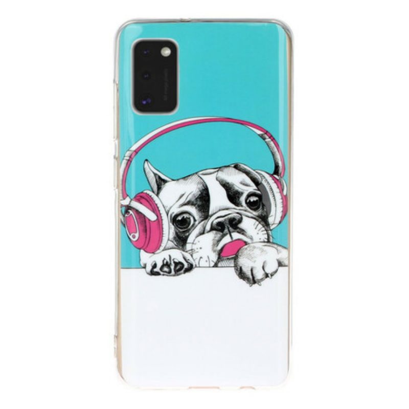 Cover Samsung Galaxy A41 Cane Fluorescente