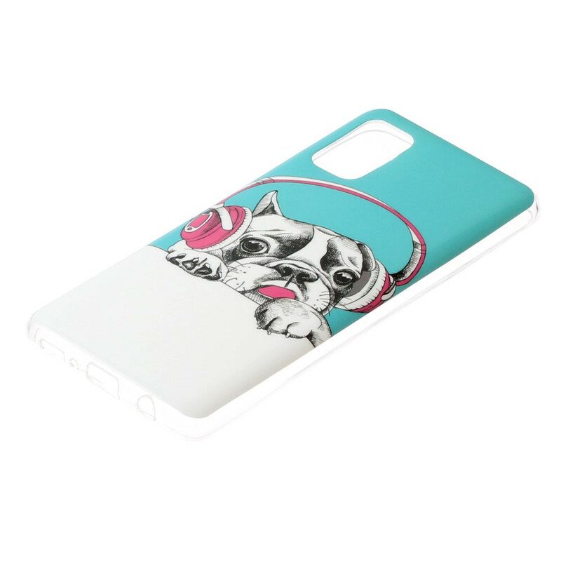 Cover Samsung Galaxy A41 Cane Fluorescente