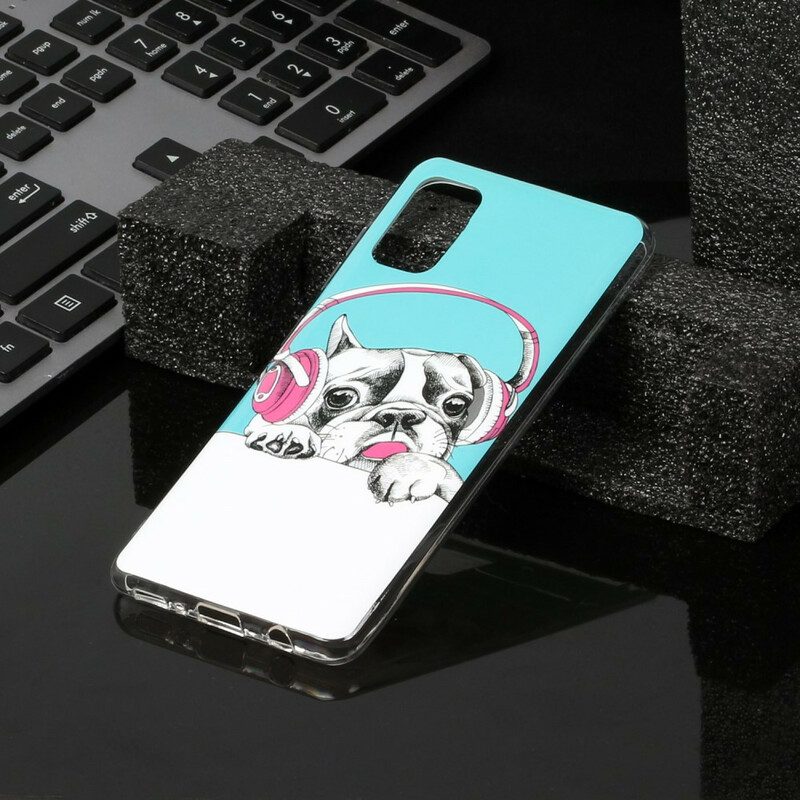 Cover Samsung Galaxy A41 Cane Fluorescente