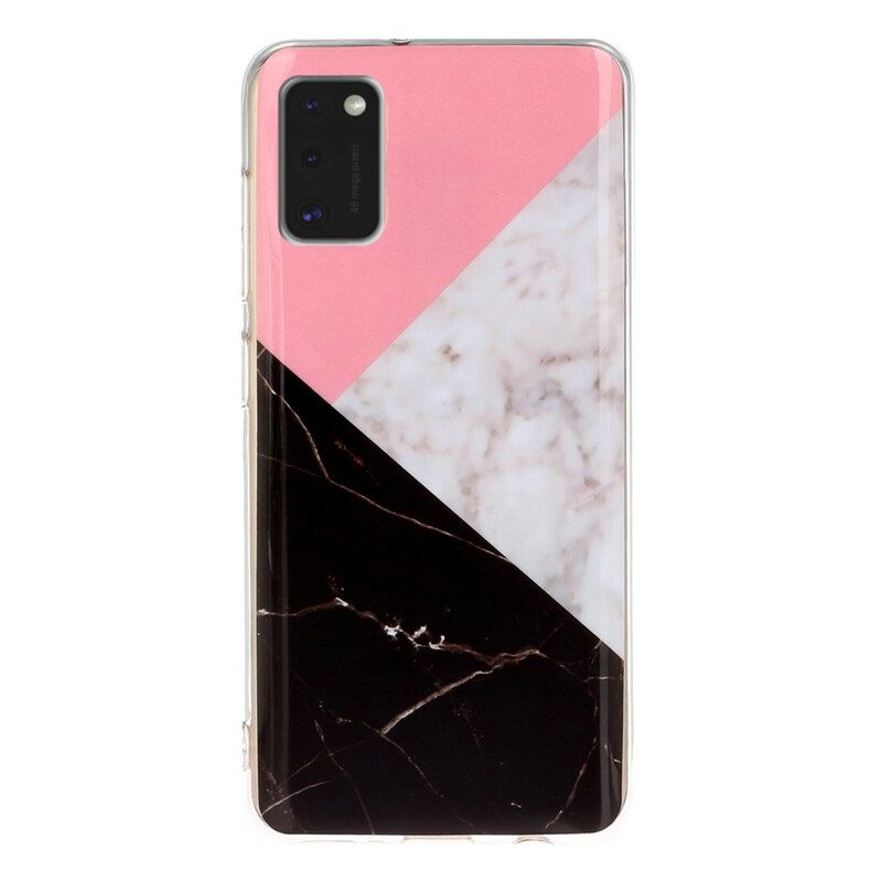 Cover Samsung Galaxy A41 Geometria Del Marmo