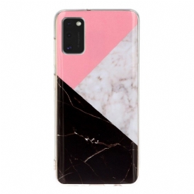 Cover Samsung Galaxy A41 Geometria Del Marmo