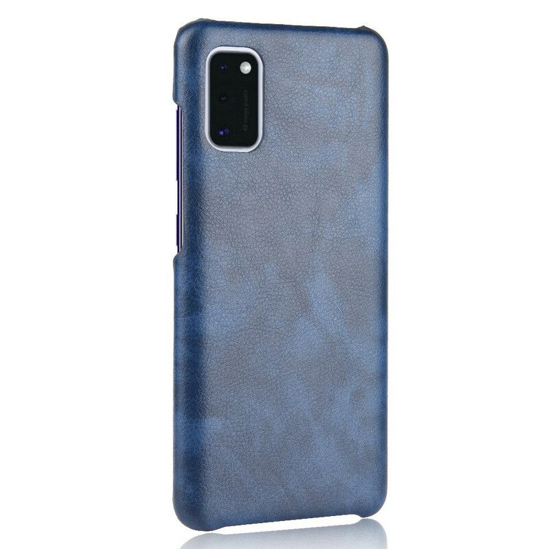 Cover Samsung Galaxy A41 Litchi Performance Effetto Pelle