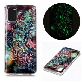 Cover Samsung Galaxy A41 Serie Floreale Fluorescente