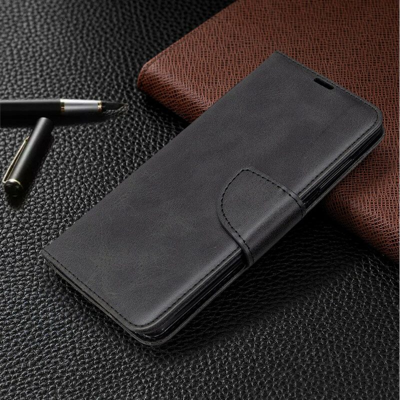 Custodia in pelle Samsung Galaxy A41 Folio Cover Lembo Liscio Obliquo