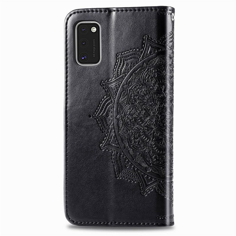Custodia in pelle Samsung Galaxy A41 Mandala Medioevo