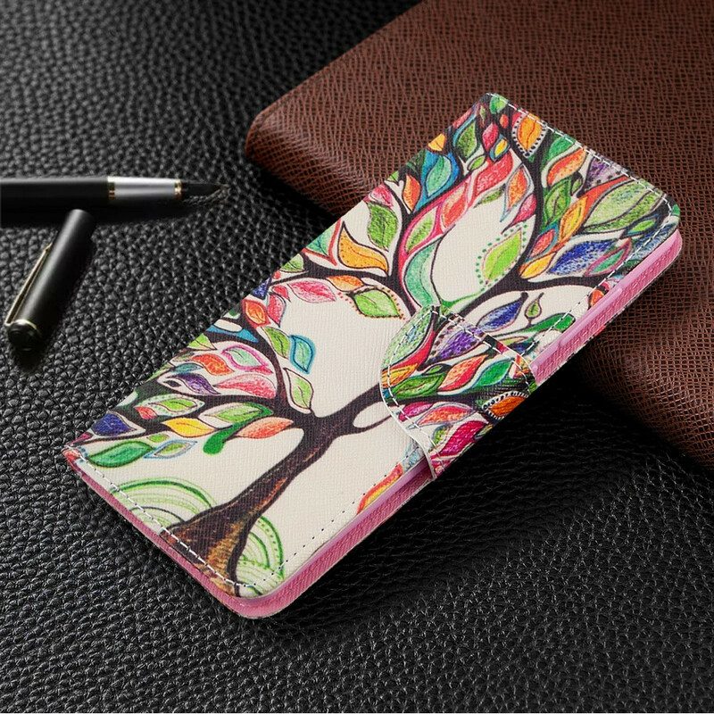Folio Cover Samsung Galaxy A41 Albero Colorato