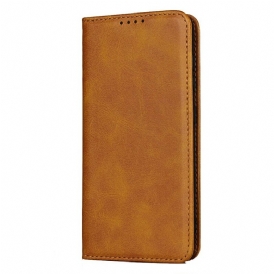 Folio Cover Samsung Galaxy A41 Custodia in pelle Stile Pelle Sobrietà