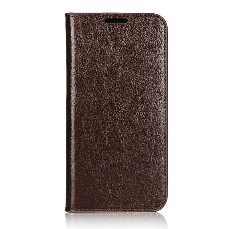 Folio Cover Samsung Galaxy A41 Custodia in pelle Pelle Vera