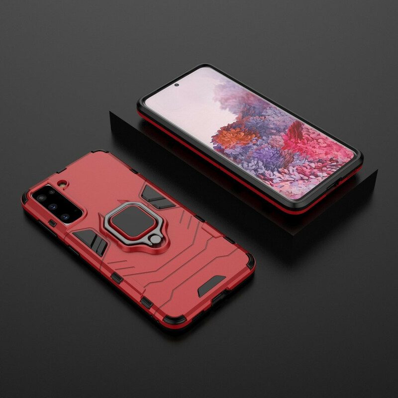 Cover Samsung Galaxy S21 5G Anello Resistente