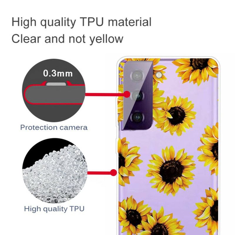 Cover Samsung Galaxy S21 5G Girasoli