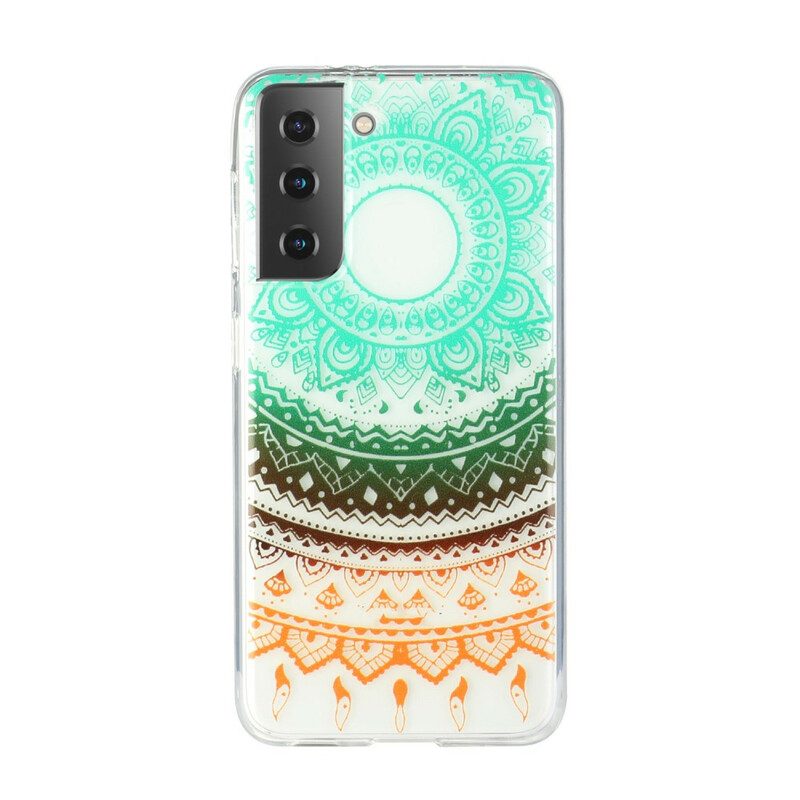 Cover Samsung Galaxy S21 5G Mandala Fiore Senza Soluzione Di Continuità