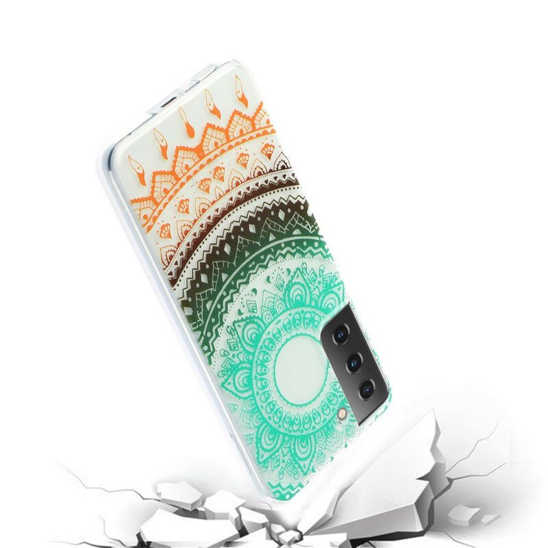 Cover Samsung Galaxy S21 5G Mandala Fiore Senza Soluzione Di Continuità