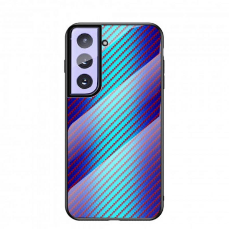 Cover Samsung Galaxy S21 5G Vetro Temperato In Fibra Di Carbonio