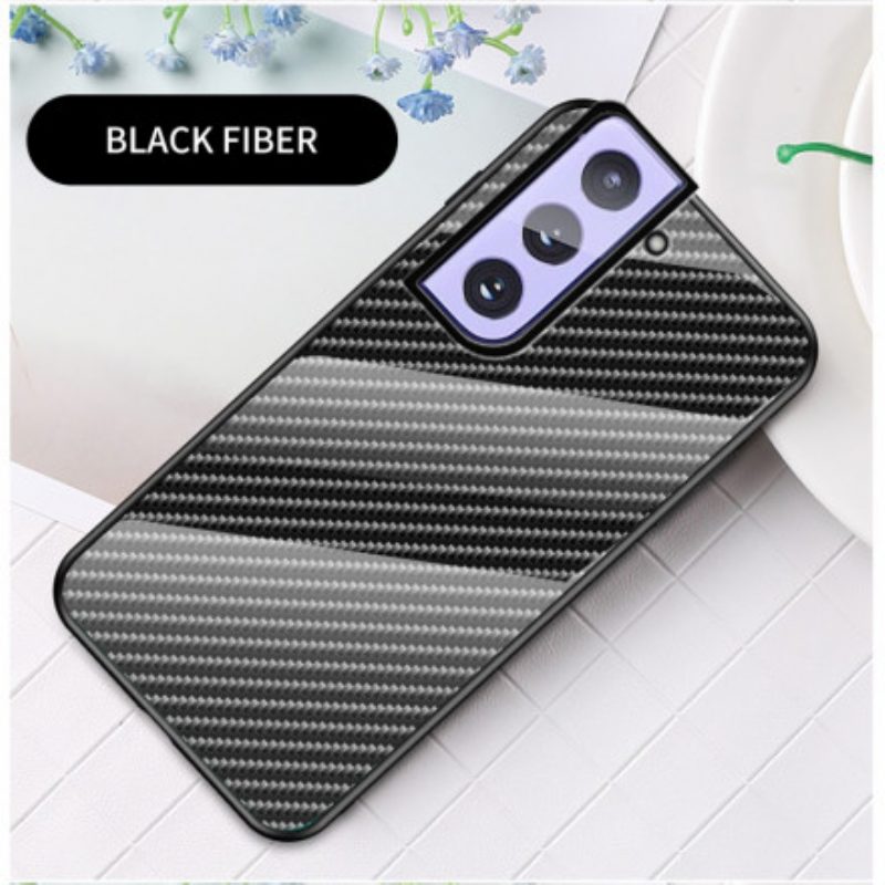 Cover Samsung Galaxy S21 5G Vetro Temperato In Fibra Di Carbonio