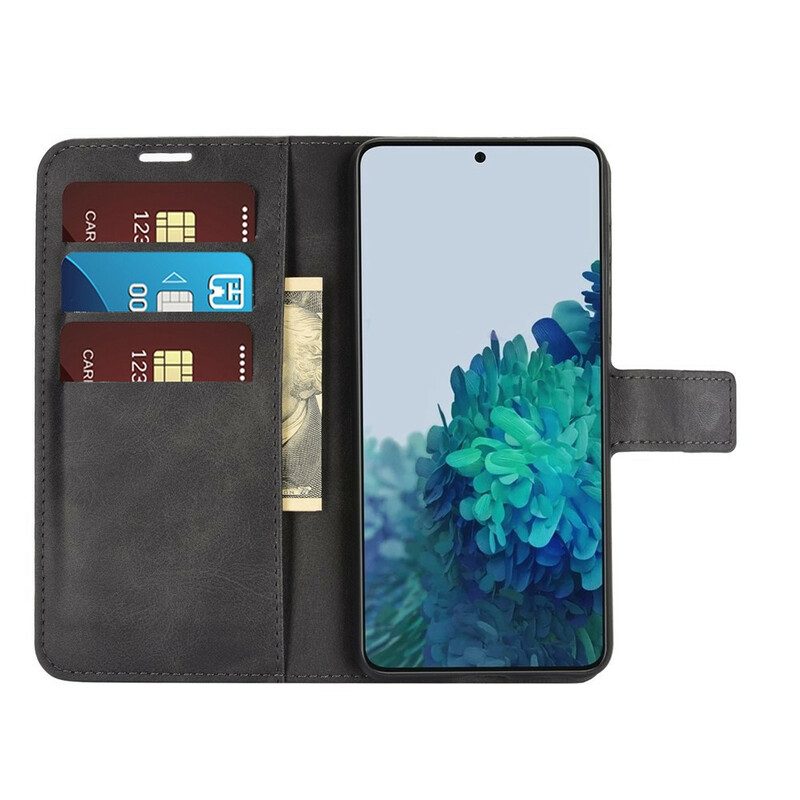 Custodia in pelle Samsung Galaxy S21 5G Ecopelle Sottile