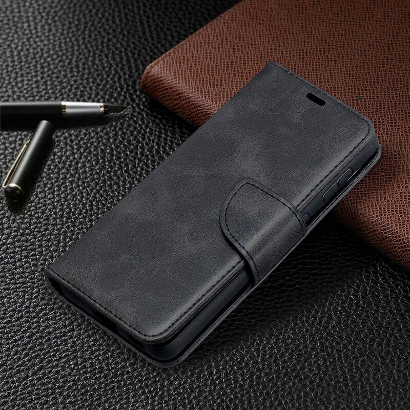Custodia in pelle Samsung Galaxy S21 5G Folio Cover Lembo Liscio Obliquo